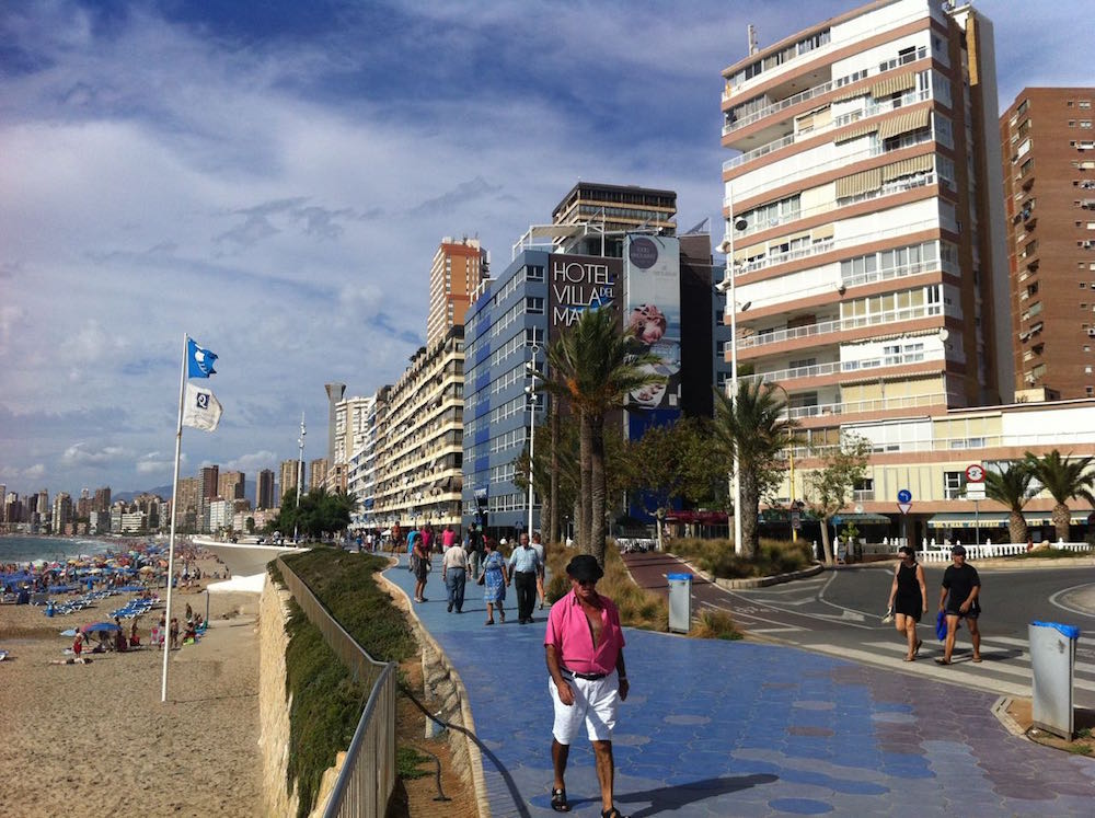 Paseo en Benidorm