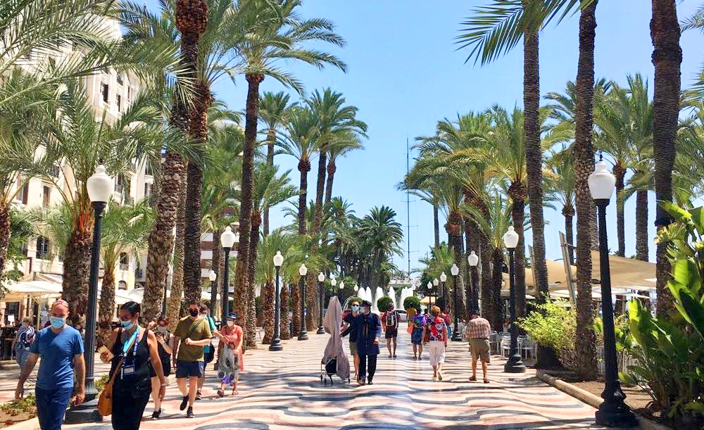 Paseo, Alicante