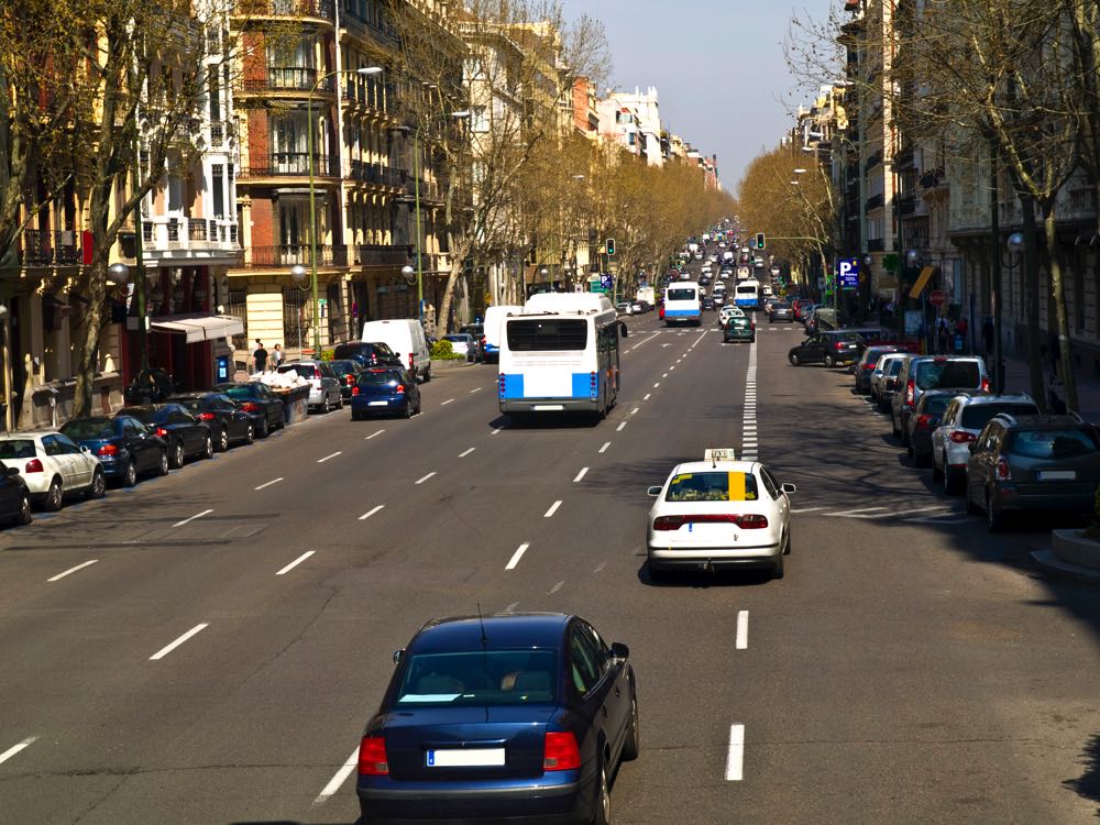 Trafico en Madrid