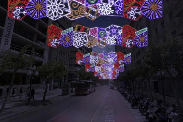 Luces navidad, Alicante